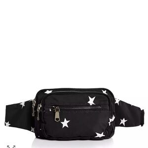 Sol & Selene Black and White Star Crossbody Bag